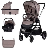 Carucior copii 3 in 1 Chipolino Marbella Tiramisu