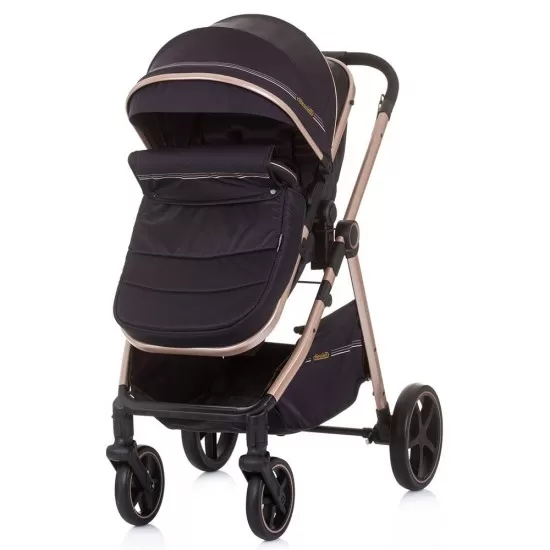 Carucior copii 2 in 1 transformabil Chipolino Misty Ebony Carucior copii 2 in 1 transformabil Chipolino Misty Ebony
