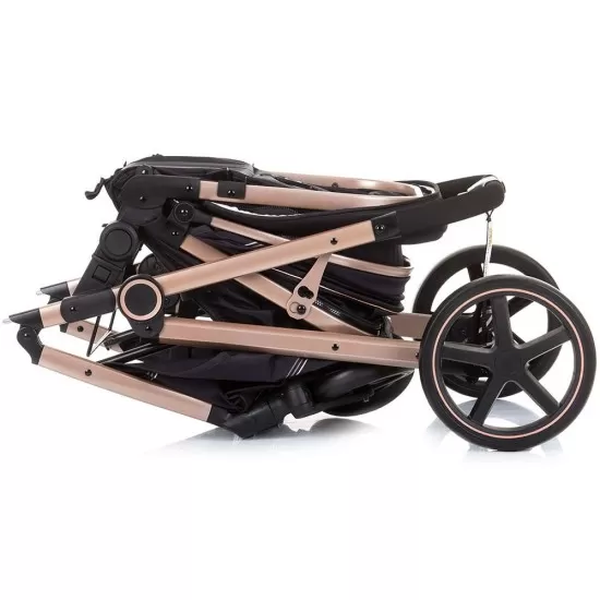 Carucior copii 2 in 1 transformabil Chipolino Misty Ebony Carucior copii 2 in 1 transformabil Chipolino Misty Ebony