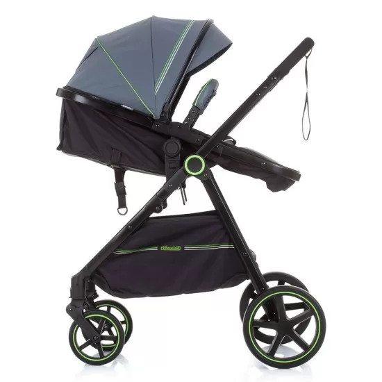 Carucior copii 2 in 1 transformabil Chipolino Misty Graphite Carucior copii 2 in 1 transformabil Chipolino Misty Graphite