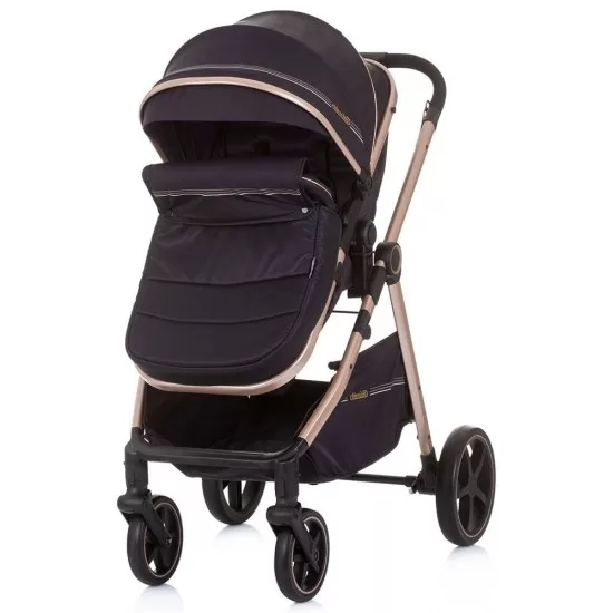 Carucior copii 2 in 1 Chipolino Misty Pure Black Carucior copii 2 in 1 Chipolino Misty Pure Black