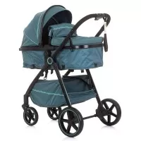 Carucior copii 3 in 1 Chipolino Misty Aloe