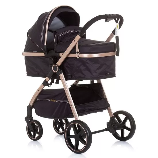 Carucior copii 3 in 1 Chipolino Misty Ebony Carucior copii 3 in 1 Chipolino Misty Ebony