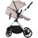 Carucior copii 2 in 1 cu landou transformabil in carucior sport si geanta mamici Chipolino Pearl Latte