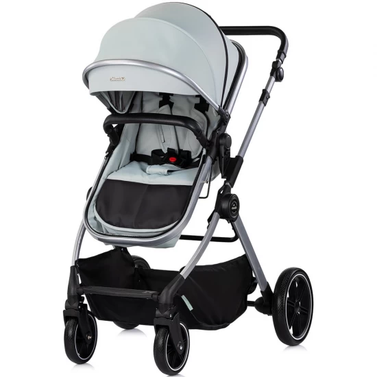Carucior copii 2 in 1 cu landou transformabil in carucior sport si geanta mamici Chipolino Pearl Matcha