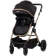Carucior copii 2 in 1 cu landou transformabil in carucior sport si geanta mamici Chipolino Pearl Noir