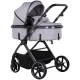 Carucior copii 2 in 1 cu landou transformabil in carucior sport si geanta mamici Chipolino Pearl Platinum