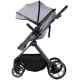 Carucior copii 2 in 1 cu landou transformabil in carucior sport si geanta mamici Chipolino Pearl Platinum