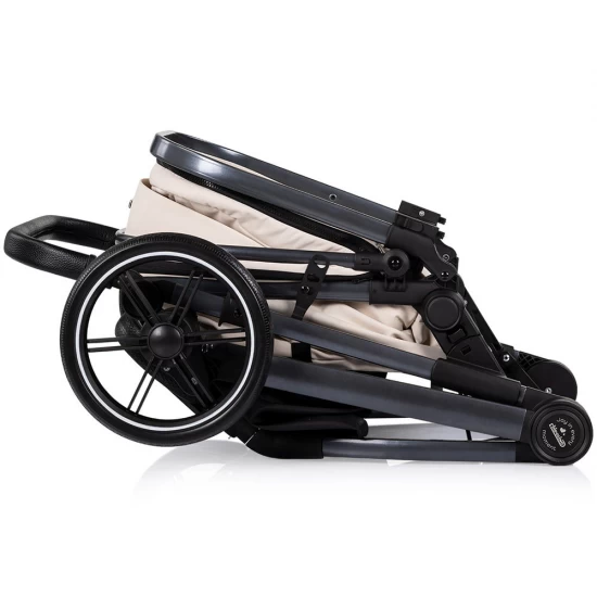 Carucior copii 3 in 1 cu landou transformabil in carucior sport si geanta mamici Chipolino Pearl Cashmere