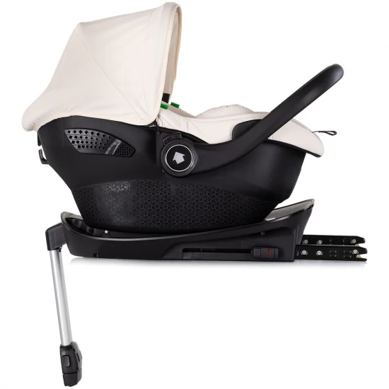Carucior copii 3 in 1 cu landou transformabil in carucior sport si geanta mamici Chipolino Pearl Cashmere