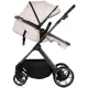 Carucior copii 3 in 1 cu landou transformabil in carucior sport si geanta mamici Chipolino Pearl Cashmere