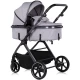 Carucior copii 3 in 1 cu landou transformabil in carucior sport si geanta mamici Chipolino Pearl Platinum