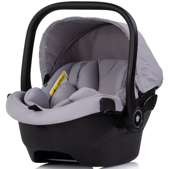 Carucior copii 3 in 1 cu landou transformabil in carucior sport si geanta mamici Chipolino Pearl Platinum