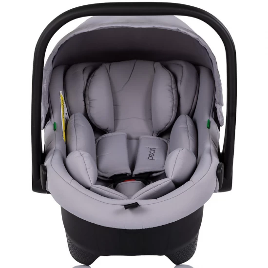 Carucior copii 3 in 1 cu landou transformabil in carucior sport si geanta mamici Chipolino Pearl Platinum