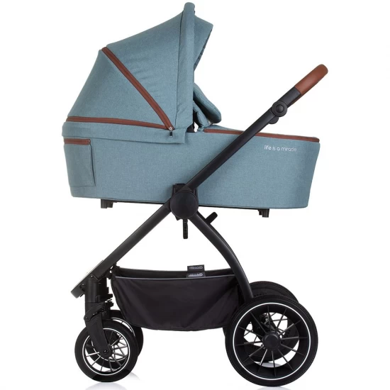 Carucior copii 3 in 1 Chipolino Prestige Basil Carucior copii 3 in 1 Chipolino Prestige Basil