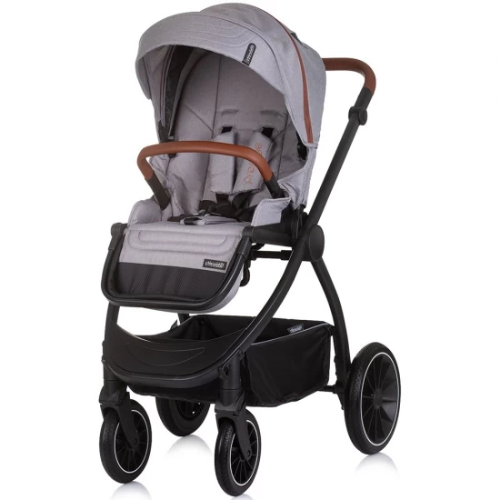 Carucior copii 3 in 1 Chipolino Prestige Cloud Grey Carucior copii 3 in 1 Chipolino Prestige Cloud Grey