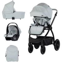 Carucior copii 3 in 1 Chipolino Prestige Matcha