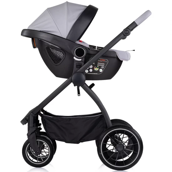 Carucior copii 3 in 1 Chipolino Prestige Platinum