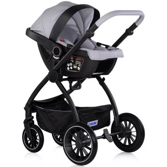 Carucior copii 3 in 1 Chipolino Prestige Platinum