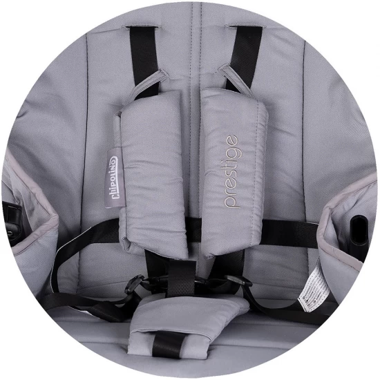 Carucior copii 3 in 1 Chipolino Prestige Platinum