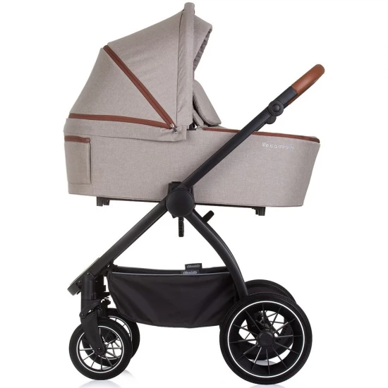 Carucior copii 3 in 1 Chipolino Prestige Tiramisu