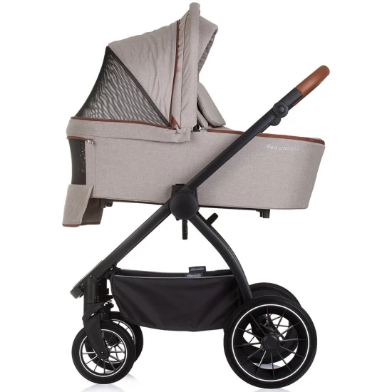 Carucior copii 3 in 1 Chipolino Prestige Tiramisu