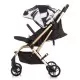 Carucior Chipolino Twister black white cu sezut rotativ Carucior Chipolino Twister black white cu sezut rotativ