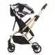 Carucior Chipolino Twister black white cu sezut rotativ Carucior Chipolino Twister black white cu sezut rotativ