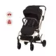 Carucior Chipolino Twister Ebony cu sezut rotativ Carucior Chipolino Twister Ebony cu sezut rotativ