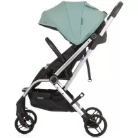Carucior Chipolino Twister Pastel Green cu sezut rotativ