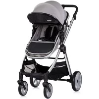 Carucior copii 2 in 1 Chipolino Vista Cloud Grey