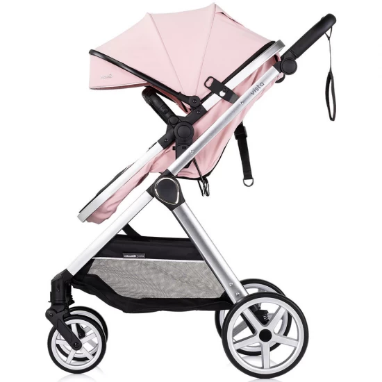 Carucior copii 2 in 1 Chipolino Vista Pink Marshmallow