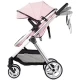 Carucior copii 2 in 1 Chipolino Vista Pink Marshmallow