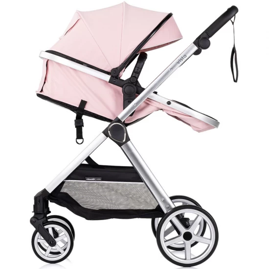 Carucior copii 2 in 1 Chipolino Vista Pink Marshmallow