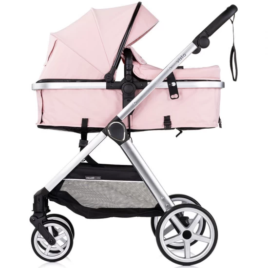 Carucior copii 2 in 1 Chipolino Vista Pink Marshmallow