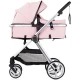 Carucior copii 2 in 1 Chipolino Vista Pink Marshmallow