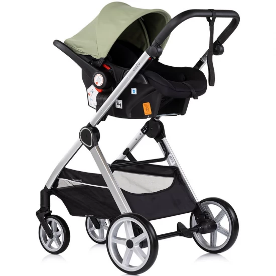 Carucior copii 3 in 1 Chipolino Vista Basil