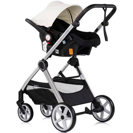 Carucior copii 3 in 1 Chipolino Vista Biscotta