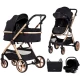 Carucior copii 3 in 1 Chipolino Vista Blackberry