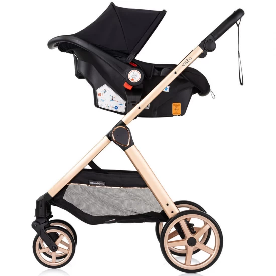 Carucior copii 3 in 1 Chipolino Vista Blackberry