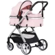 Carucior copii 3 in 1 Chipolino Vista Pink Marshmallow