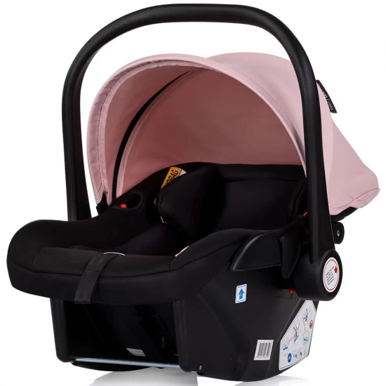Carucior copii 3 in 1 Chipolino Vista Pink Marshmallow