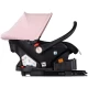 Carucior copii 3 in 1 Chipolino Vista Pink Marshmallow