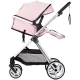 Carucior copii 3 in 1 Chipolino Vista Pink Marshmallow