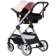 Carucior copii 3 in 1 Chipolino Vista Pink Marshmallow