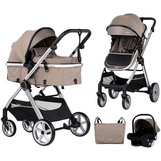 Carucior copii 3 in 1 Chipolino Vista Tiramisu