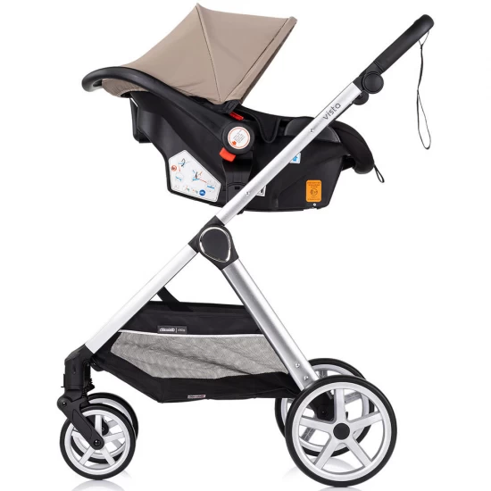 Carucior copii 3 in 1 Chipolino Vista Tiramisu