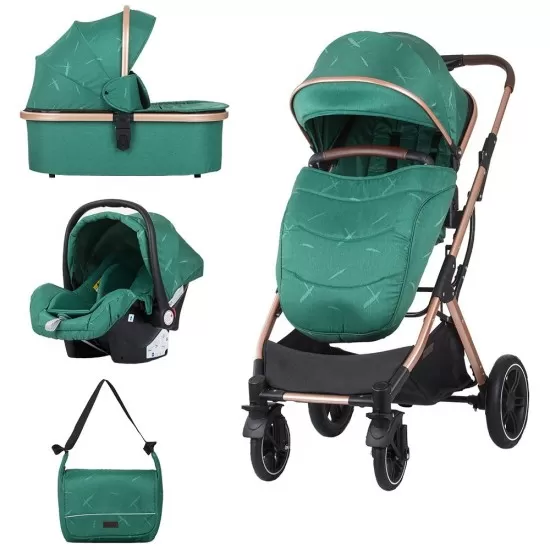 Carucior copii 3 in 1 Chipolino Zara Avocado Carucior copii 3 in 1 Chipolino Zara Avocado