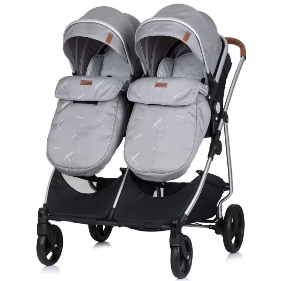 Carucior gemeni Chipolino Duo Smart 2 in 1 Anthracite Carucior gemeni Chipolino Duo Smart 2 in 1 Anthracite