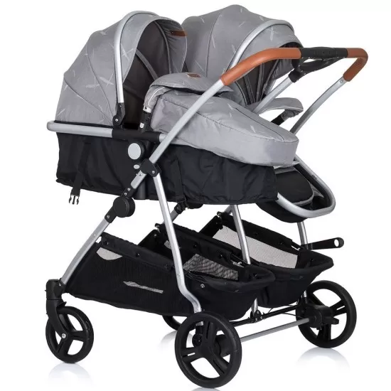 Carucior gemeni Chipolino Duo Smart 2 in 1 Anthracite Carucior gemeni Chipolino Duo Smart 2 in 1 Anthracite